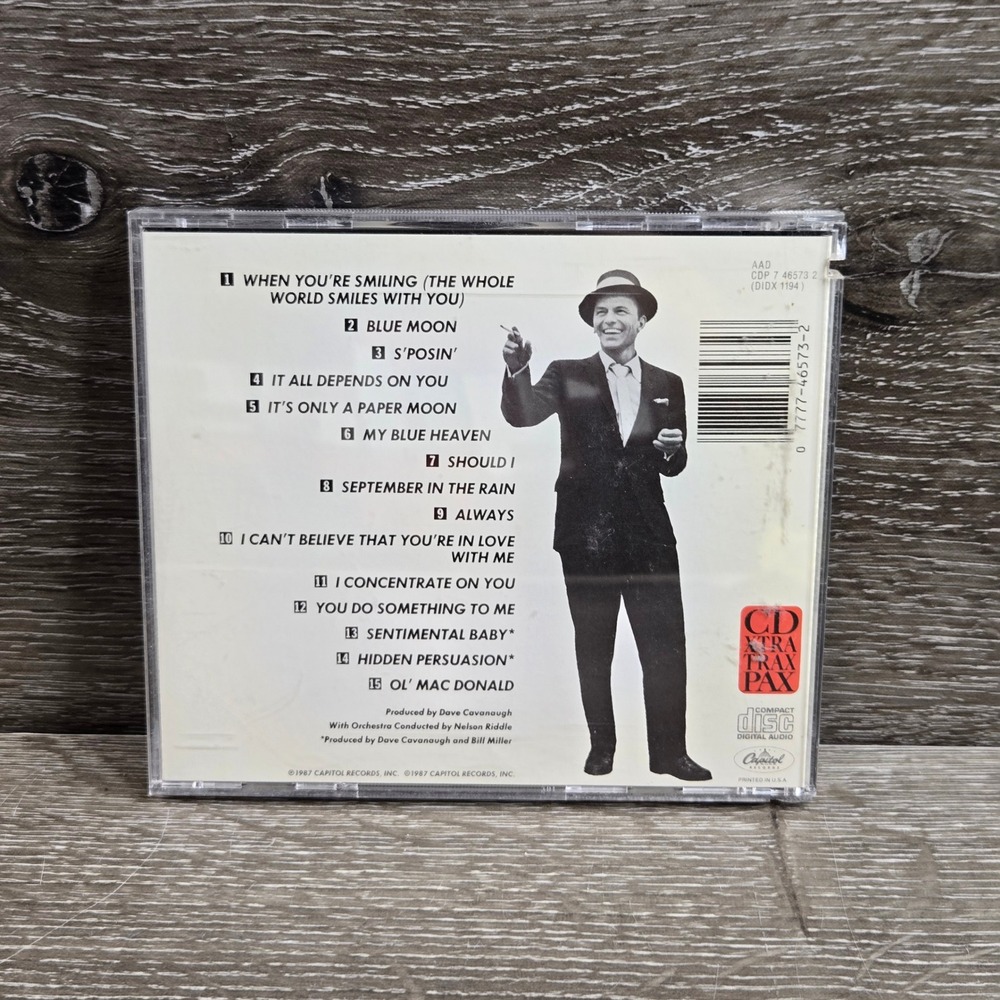 Frank Sinatra CDP 7 46573 2 Sinatras Swingin Session And More CD Album Tested - Picture 3 of 3